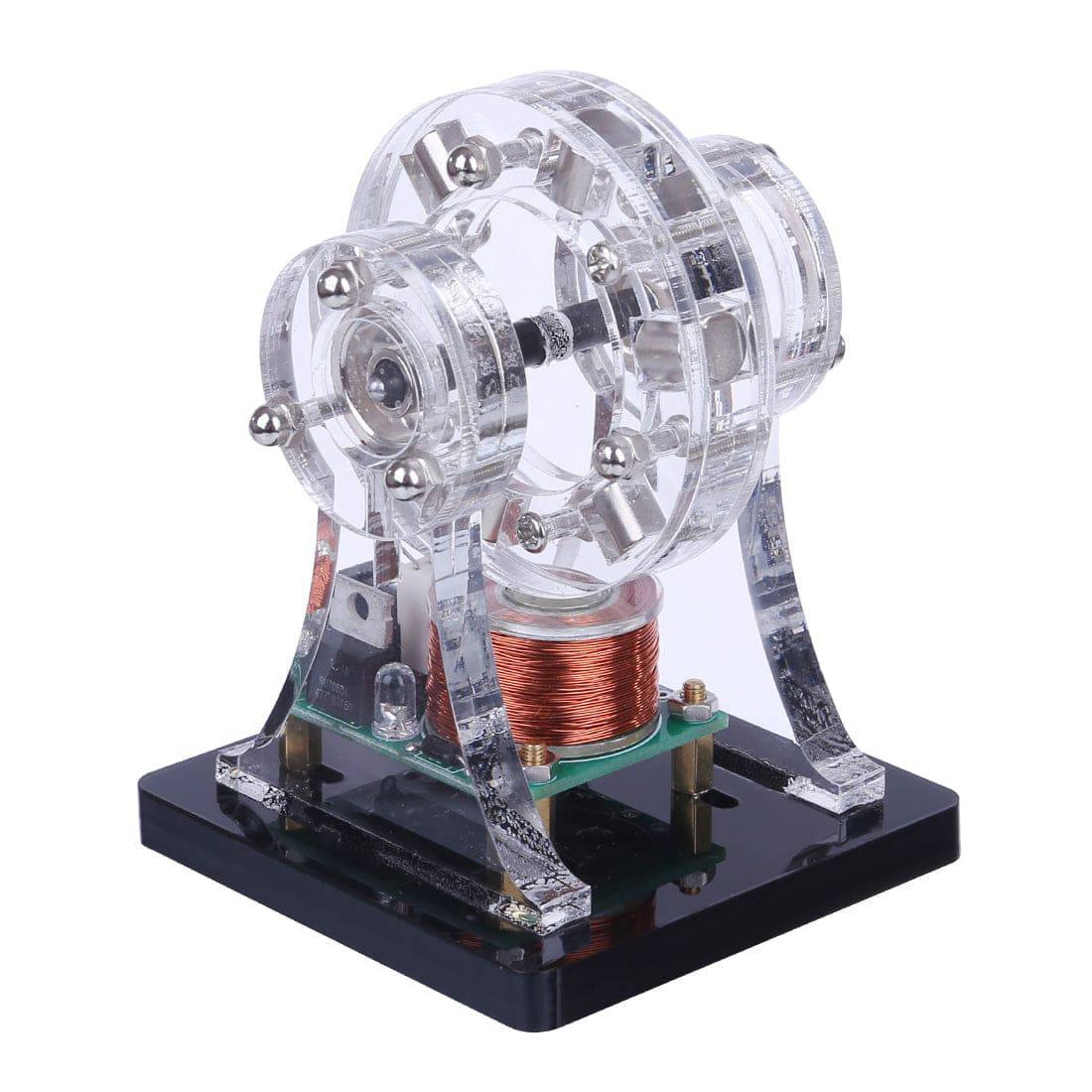 Brushless Magnetic Levitation Hall Motor Model Science Physics Desk Toy with LED