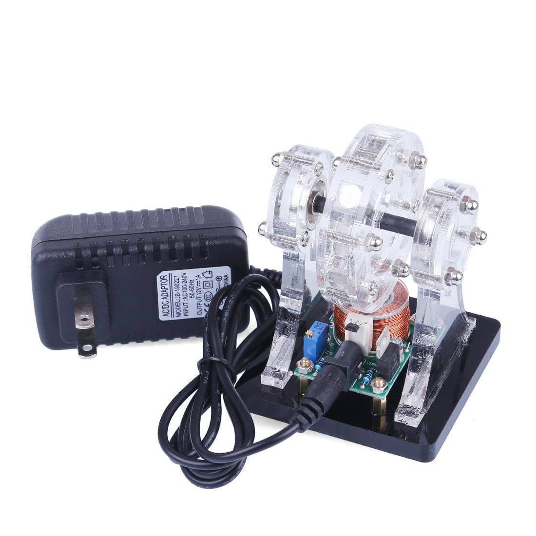 Brushless Magnetic Levitation Hall Motor Model Science Physics Desk Toy with LED