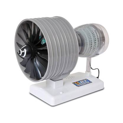 Build Your Own Jet Engine Model Kit Working Turbofan with Sound STEM Aviation Gift