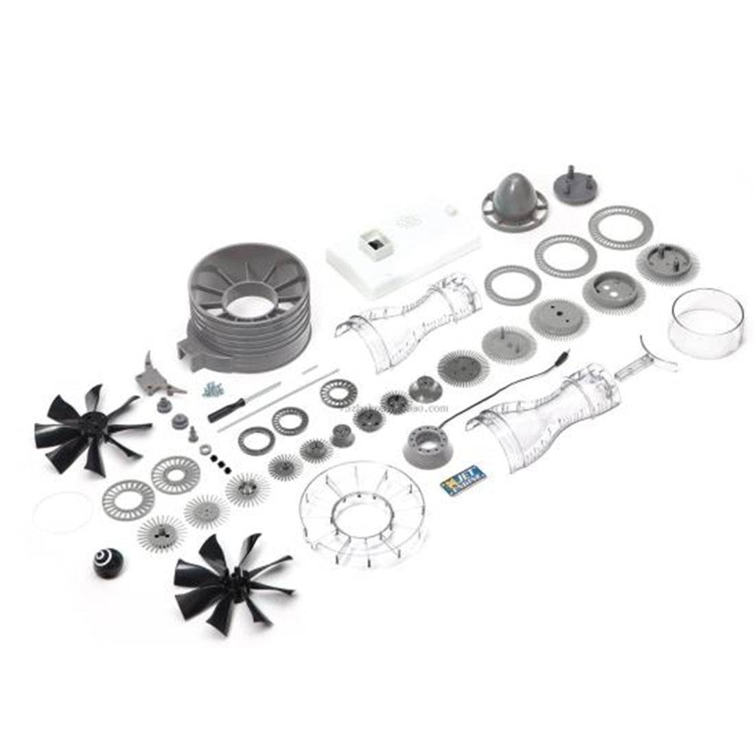 Build Your Own Jet Engine Model Kit Working Turbofan with Sound STEM Aviation Gift