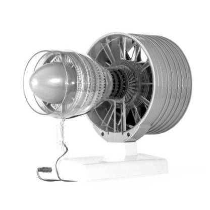 Build Your Own Jet Engine Model Kit Working Turbofan with Sound STEM Aviation Gift