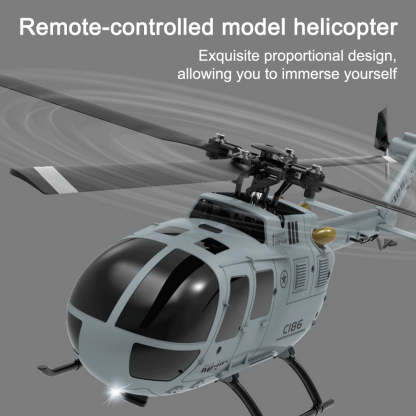 C186 BO105 4CH RC Armed Helicopter with Optical Flow & Altitude Hold RTF-helloworld7