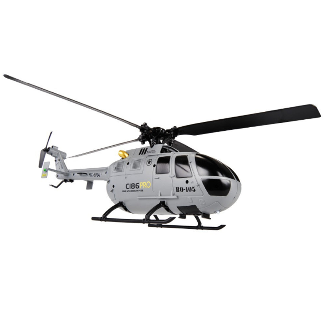 C186 BO105 4CH RC Armed Helicopter with Optical Flow & Altitude Hold RTF-helloworld7