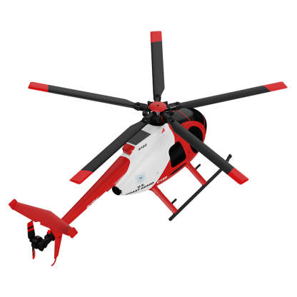 C189 MD500 Little Bird 1/28 Scale 4CH Dual Brushless RC Helicopter RTF Optical Flow-helloworld7