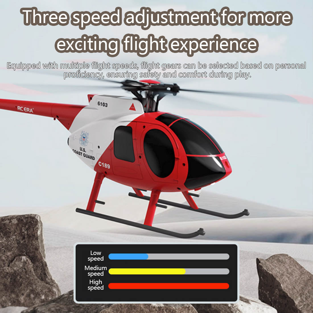 C189 MD500 Little Bird 1/28 Scale 4CH Dual Brushless RC Helicopter RTF Optical Flow-helloworld7
