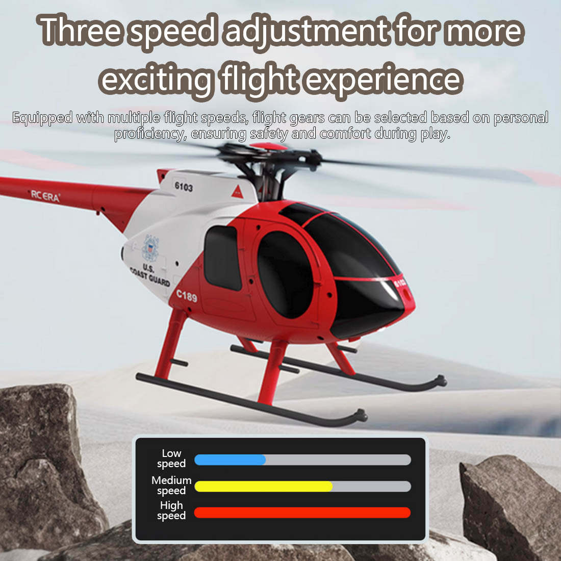 C189 MD500 Little Bird 1/28 Scale 4CH Dual Brushless RC Helicopter RTF Optical Flow-helloworld7