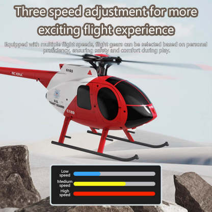 C189 MD500 Little Bird 1/28 Scale 4CH Dual Brushless RC Helicopter RTF Optical Flow-helloworld7
