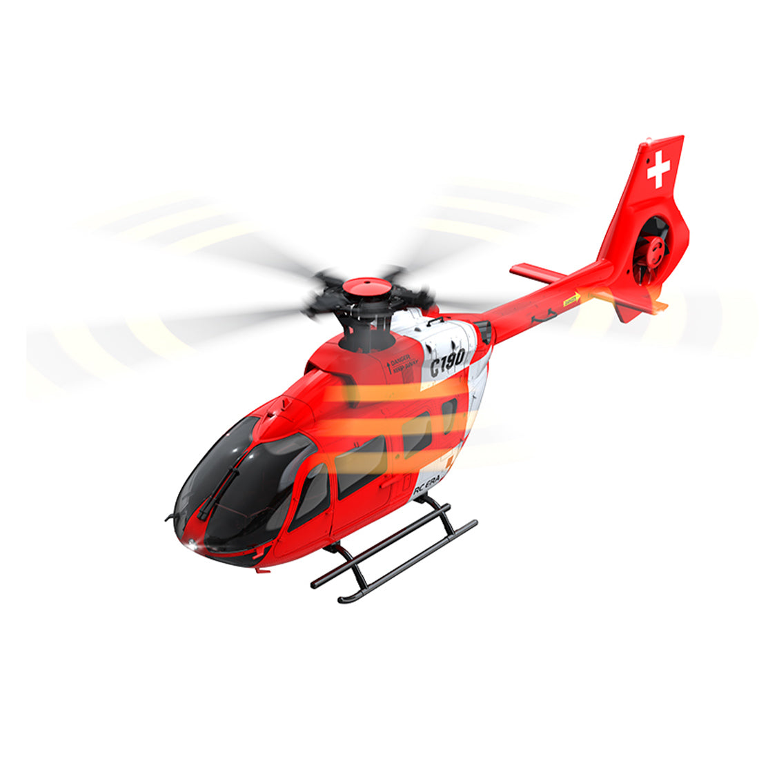 C190 1/30 Scale H145 6CH Dual Brushless RC Helicopter RTF Optical Flow-helloworld7