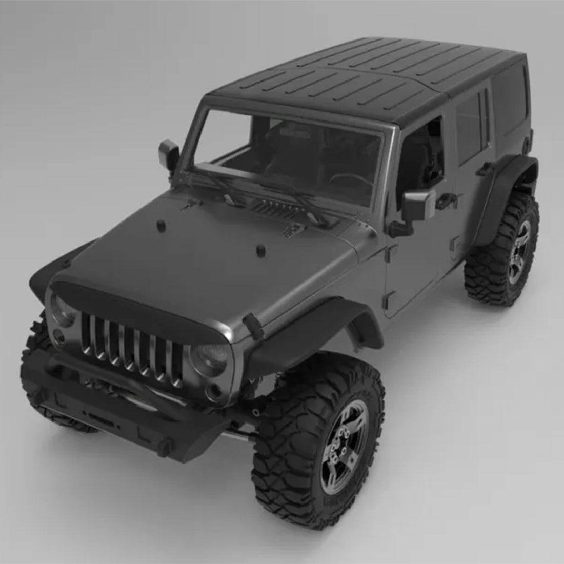 CAPO CUB2 1/18 Scale Full Metal 4WD RC Crawler Kit with 2-Speed Gearbox-helloworld7