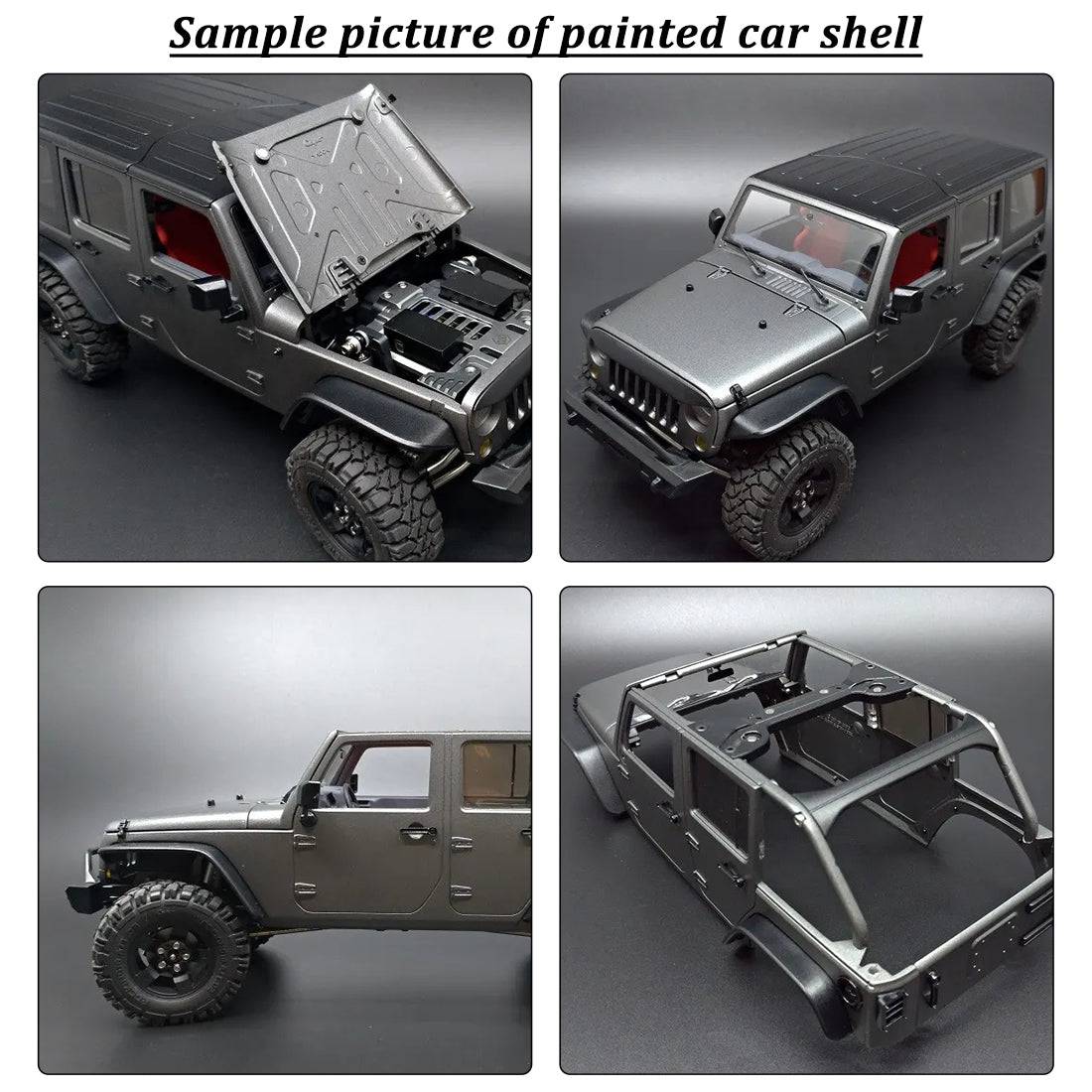 CAPO CUB2 1/18 Scale Full Metal 4WD RC Crawler Kit with 2-Speed Gearbox-helloworld7