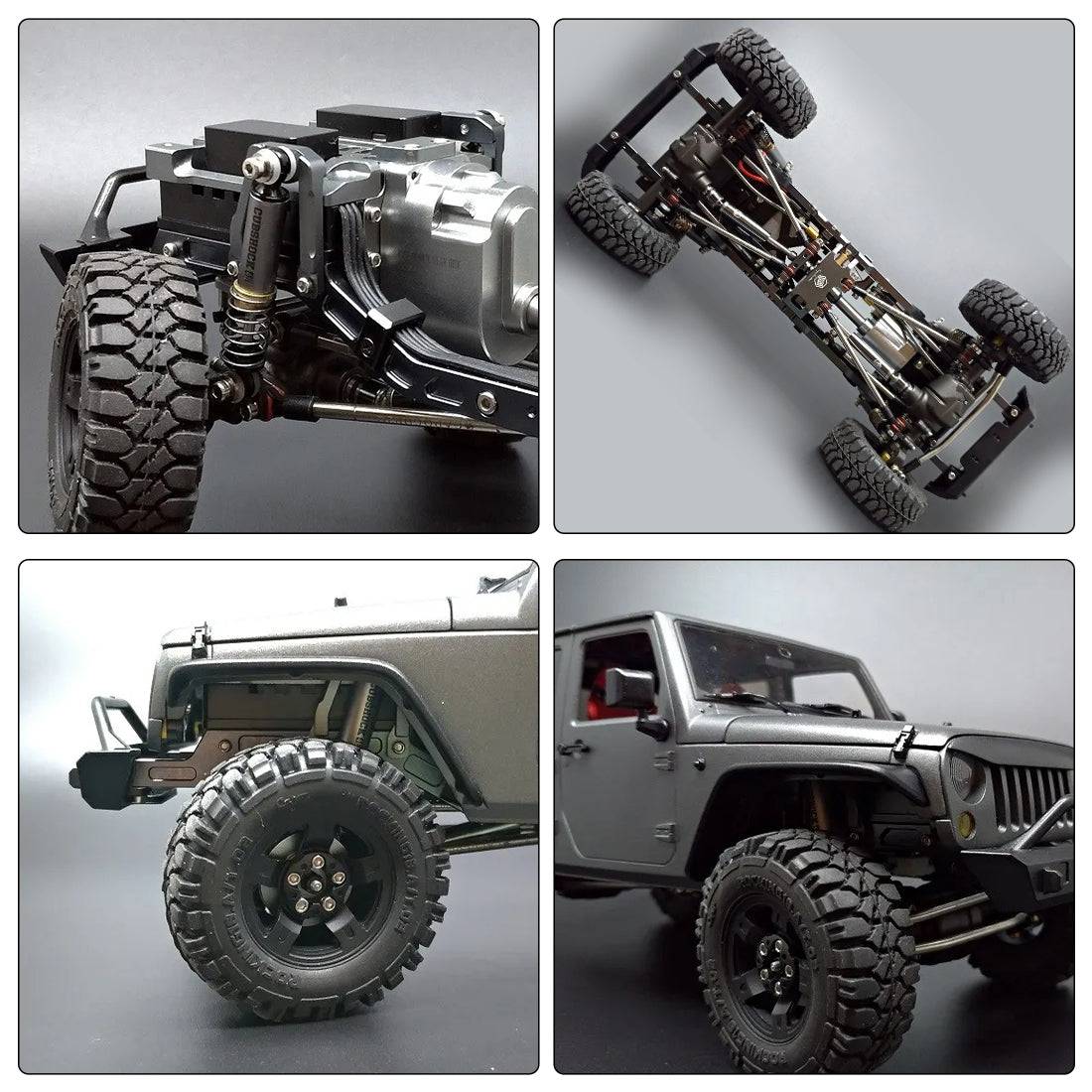 CAPO CUB2 1/18 Scale Full Metal 4WD RC Crawler Kit with 2-Speed Gearbox-helloworld7