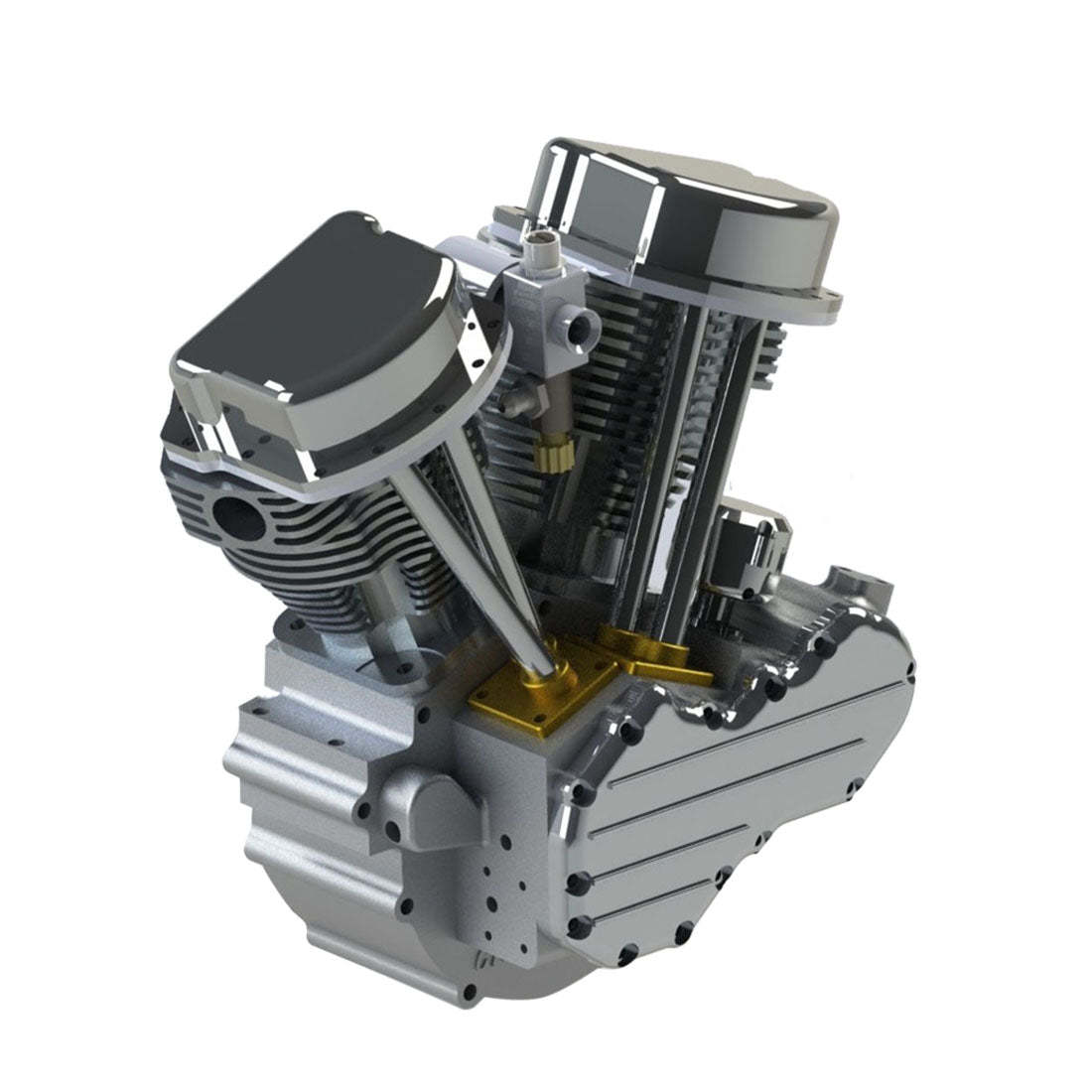 CISON FG-VT157 15.7cc V-Twin 4 Stroke Gasoline Engine Model High Torque RC Power-helloworld7