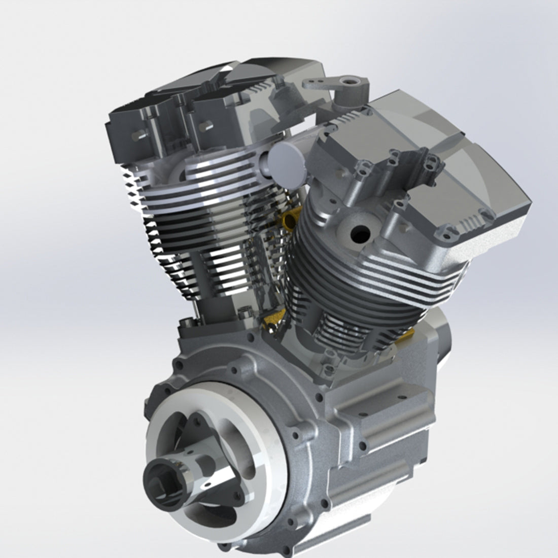 CISON FG-VT157 15.7cc V-Twin 4 Stroke Gasoline Engine Model High Torque RC Power-helloworld7