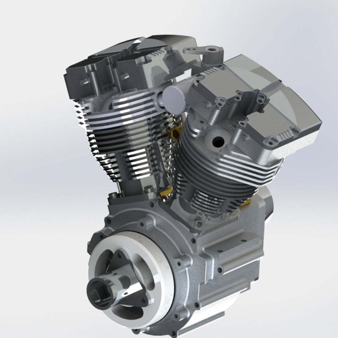 CISON FG-VT157 15.7cc V-Twin 4 Stroke Gasoline Engine Model High Torque RC Power-helloworld7