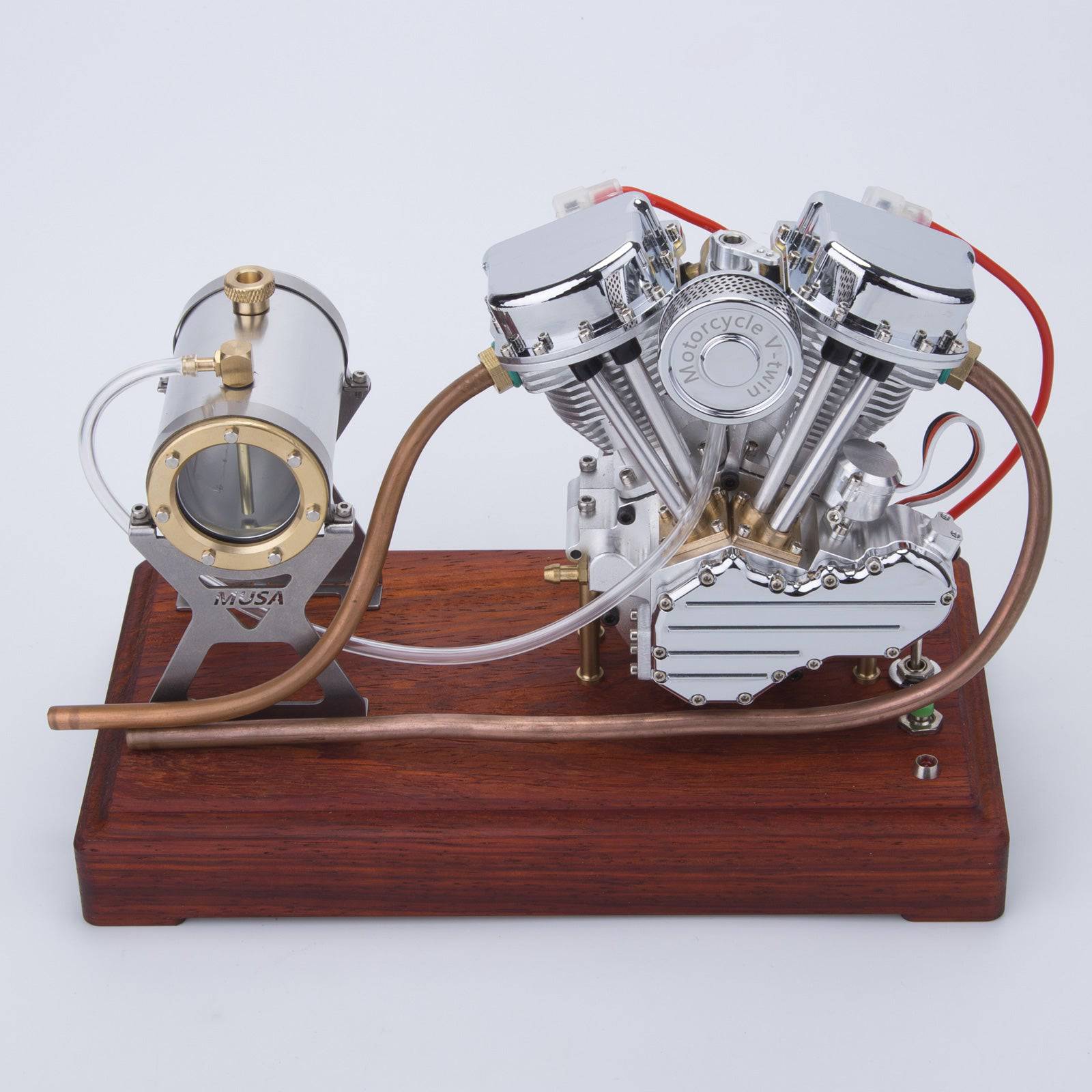 CISON FG-VT9 9cc V-Twin 4 Stroke Air Cooled Gasoline Engine Model for RC Cars Black-helloworld7