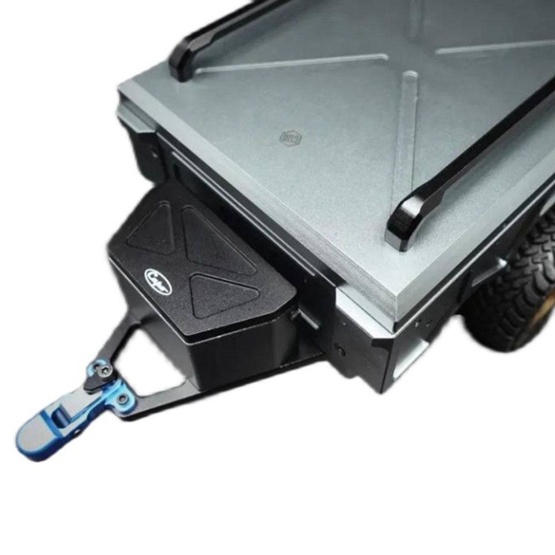CNC Aluminum Storage Tool Box for Capo CUB1 1/18 Scale RC Trailer Upgrade