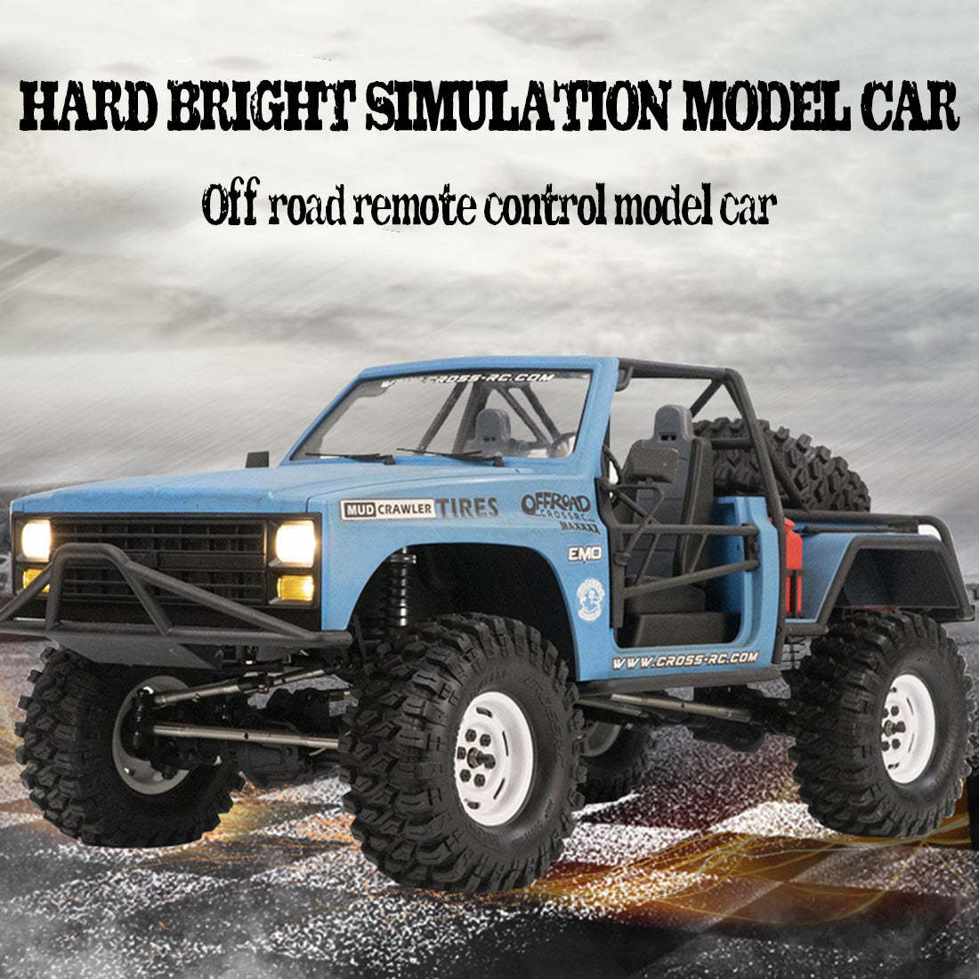 CROSSRC XT4 1/10 Scale 4WD Electric Off Road Crawler Kit 2 Speed Gearbox Diff Locks-helloworld7