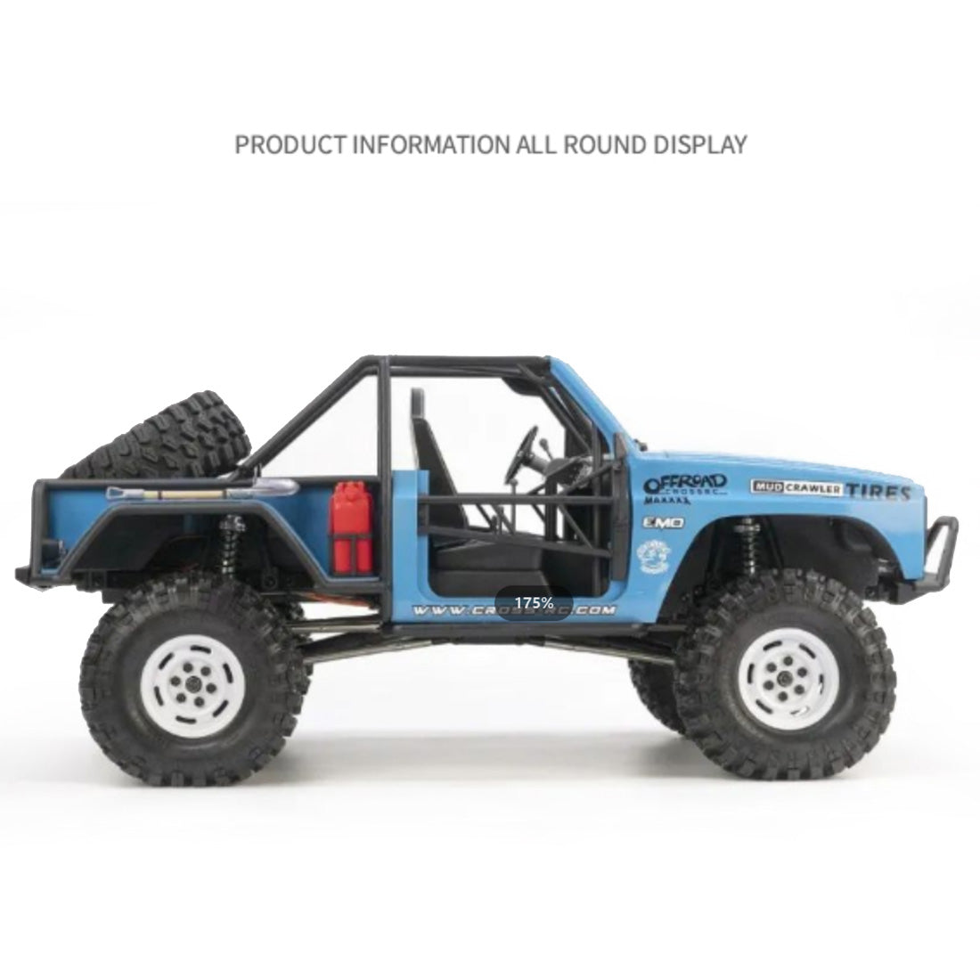 CROSSRC XT4 1/10 Scale 4WD Electric Off Road Crawler Kit 2 Speed Gearbox Diff Locks-helloworld7