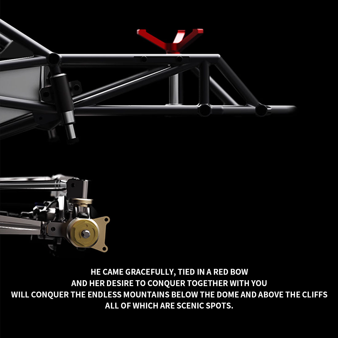 Capo CD 1582X Queen 1/8 Scale All-Metal ULTRA4 Climbing Car Kit