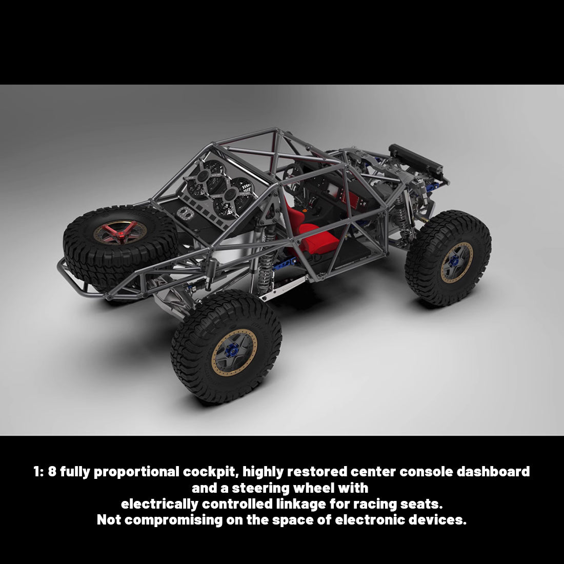 Capo CD 1582X Queen 1/8 Scale All-Metal ULTRA4 Climbing Car Kit