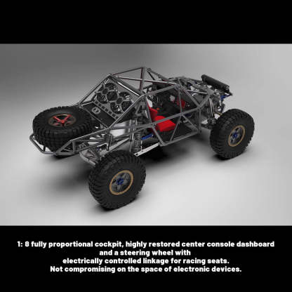 Capo CD 1582X Queen 1/8 Scale All-Metal ULTRA4 Climbing Car Kit