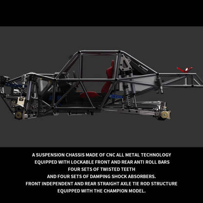 Capo CD 1582X Queen 1/8 Scale All-Metal ULTRA4 Climbing Car Kit