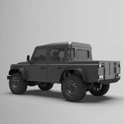Capo CUB1 1/18 Scale Full Metal 4WD RC Crawler Kit with 2-Speed Gearbox & Diff Lock-helloworld7