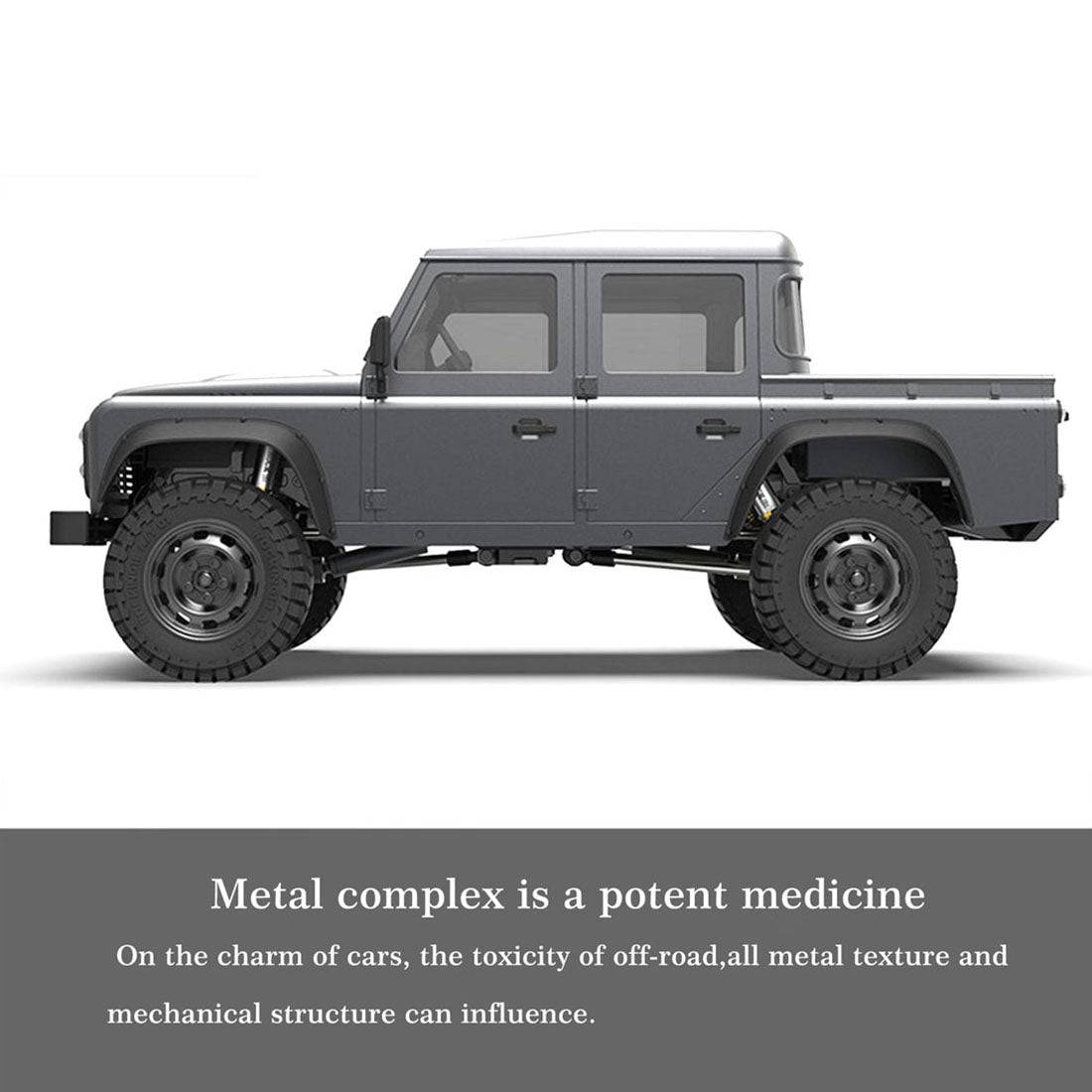 Capo CUB1 1/18 Scale Full Metal 4WD RC Crawler Kit with 2-Speed Gearbox & Diff Lock-helloworld7