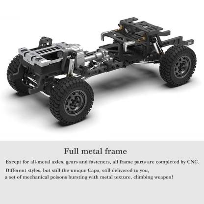 Capo CUB1 1/18 Scale Full Metal 4WD RC Crawler Kit with 2-Speed Gearbox & Diff Lock-helloworld7