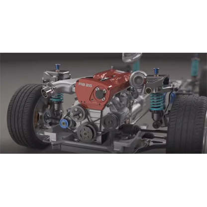 Capo GTR Skyline R34 1/8 Scale Magnesium Alloy RC Drift Car Kit 10th Anniversary Edition