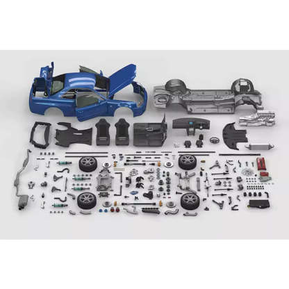 Capo GTR Skyline R34 1/8 Scale Magnesium Alloy RC Drift Car Kit 10th Anniversary Edition