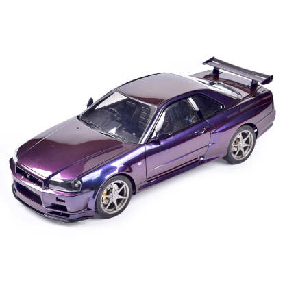 Capo GTR Skyline R34 1/8 Scale Magnesium Alloy RC Drift Car Kit 10th Anniversary Edition