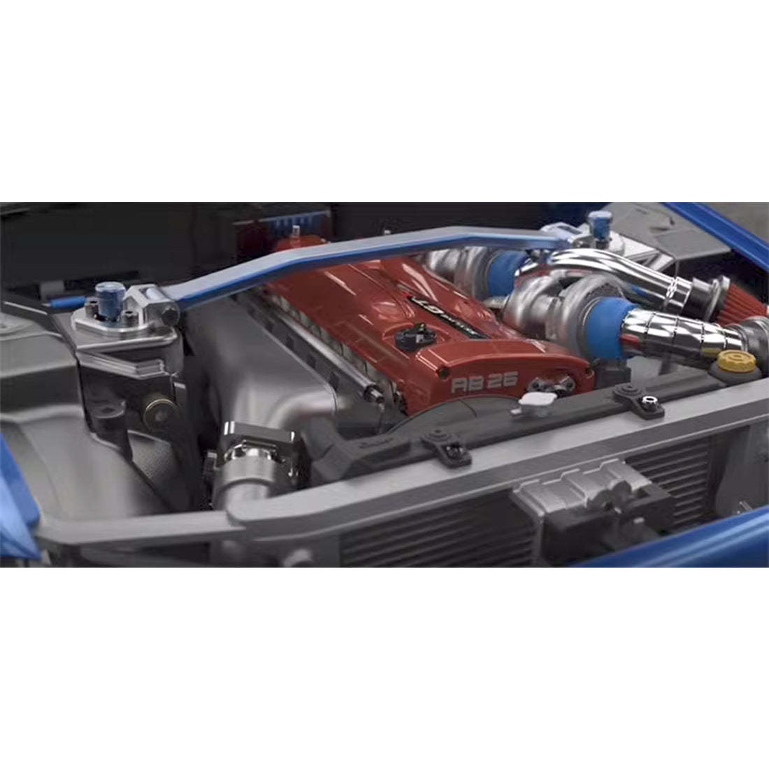 Capo GTR Skyline R34 1/8 Scale Magnesium Alloy RC Drift Car Kit 10th Anniversary Edition