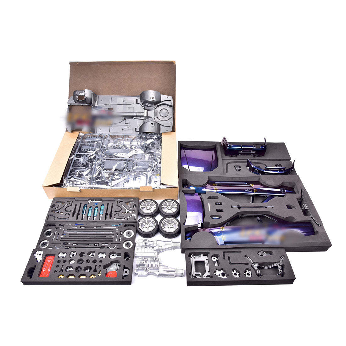Capo GTR Skyline R34 1/8 Scale Magnesium Alloy RC Drift Car Kit 10th Anniversary Edition
