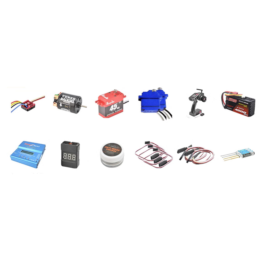 Capo Skyline GTR R34 Electronic Upgrade Kit Basic Version with Motor ESC Servo Remote Battery-helloworld7