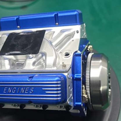 Cison V8-440 OHV 44cc Small Block Engine Kit with Metal Base - High Performance DIY RC Model-helloworld7