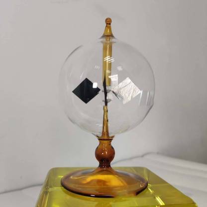 Crookes Radiometer Solar Light Mill Glass Physics Science Desk Decor Gift-helloworld7