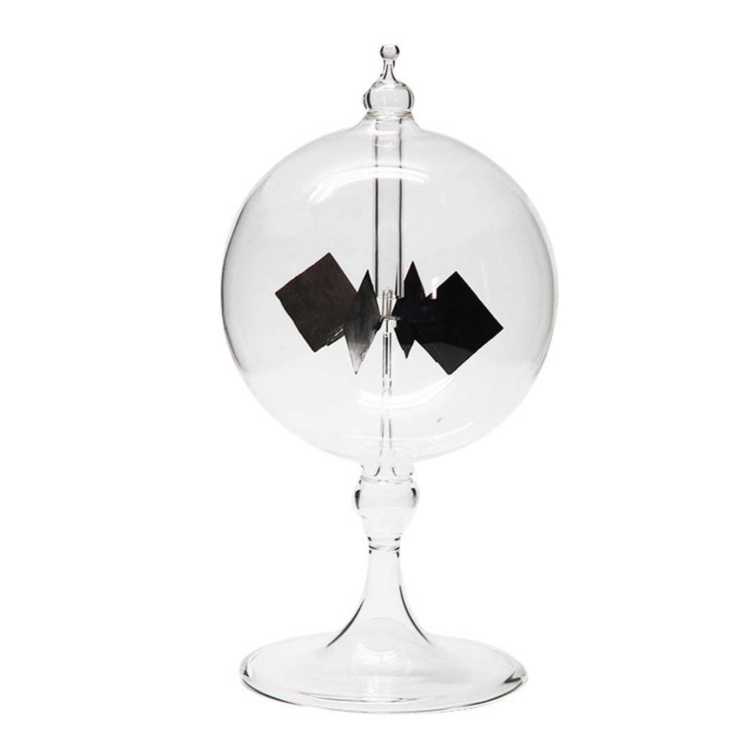 Crookes Radiometer Solar Light Mill Glass Physics Science Desk Decor Gift-helloworld7