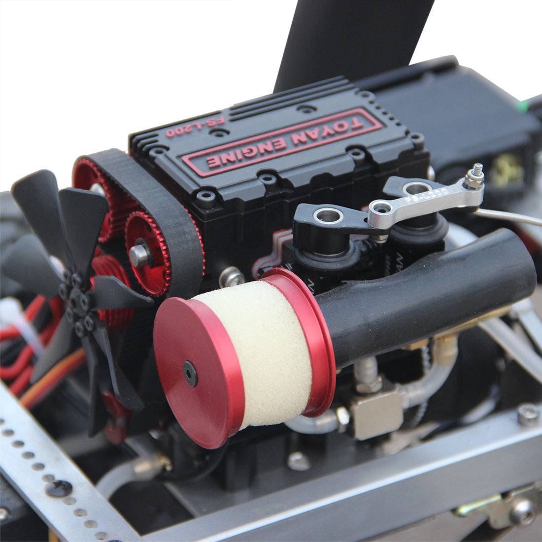 Custom Modified 1/10 RC Crawler with Toyan FS-L200 2-Cylinder 4-Stroke Engine RTR-helloworld7