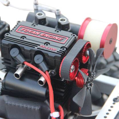 Custom Modified 1/10 RC Crawler with Toyan FS-L200 2-Cylinder 4-Stroke Engine RTR-helloworld7