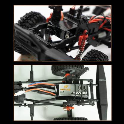 D1RC 1/18 Scale 4WD Mini RC Rock Crawler Pickup Truck RTR-helloworld7