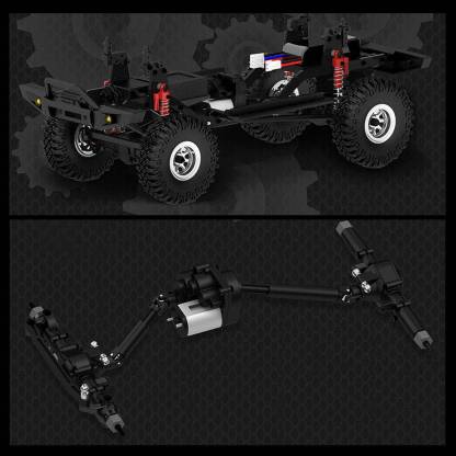 D1RC 1/18 Scale 4WD Mini RC Rock Crawler Pickup Truck RTR-helloworld7