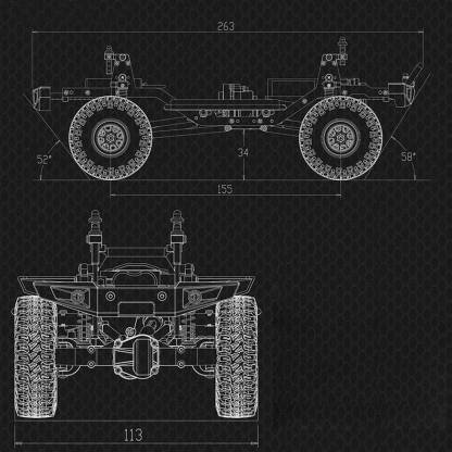 D1RC 1/18 Scale 4WD Mini RC Rock Crawler Pickup Truck RTR-helloworld7