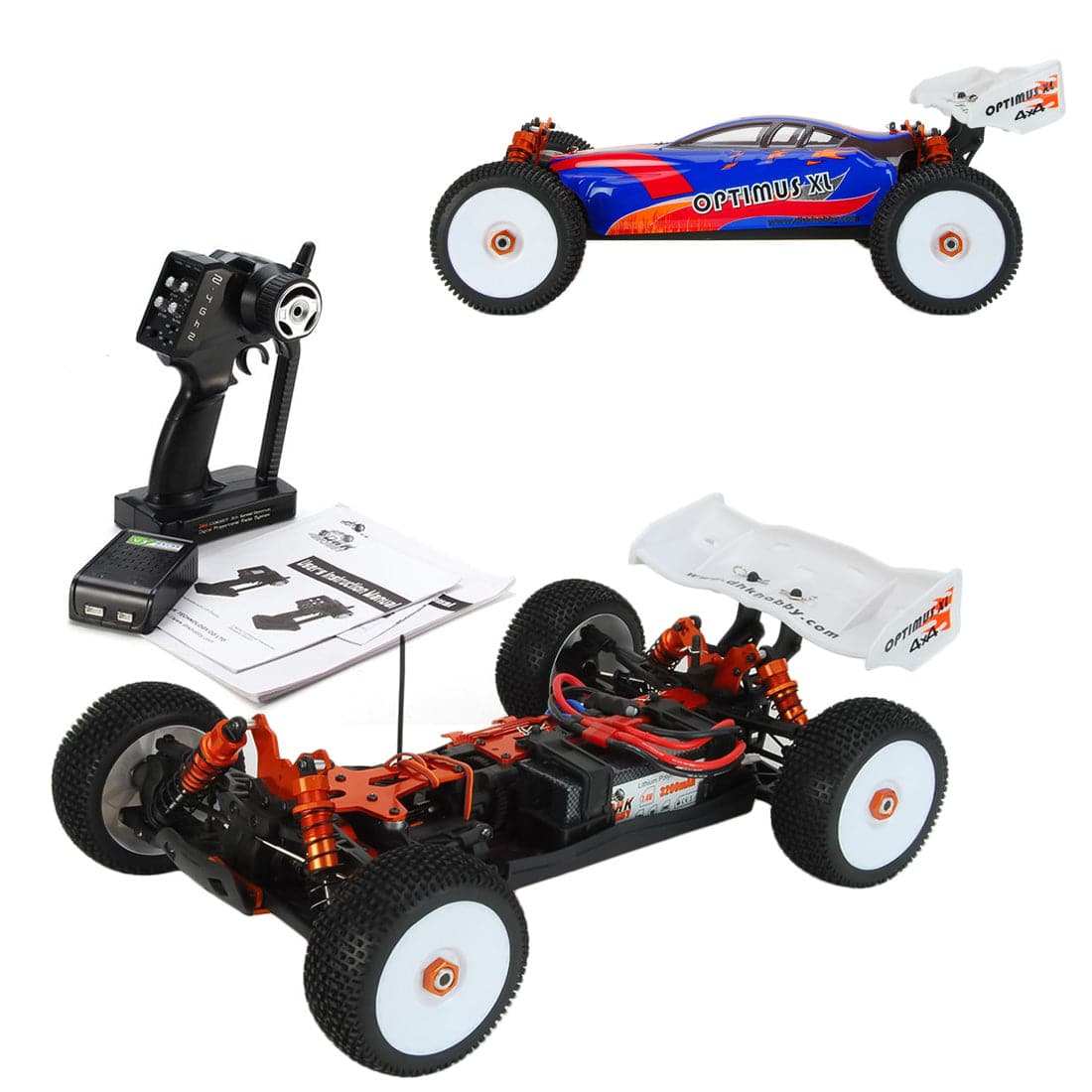 DHK 8381 Optimus XL 1/8 Scale 4WD Brushless Electric RC Racing Buggy with 100A Hobbywing ESC-helloworld7
