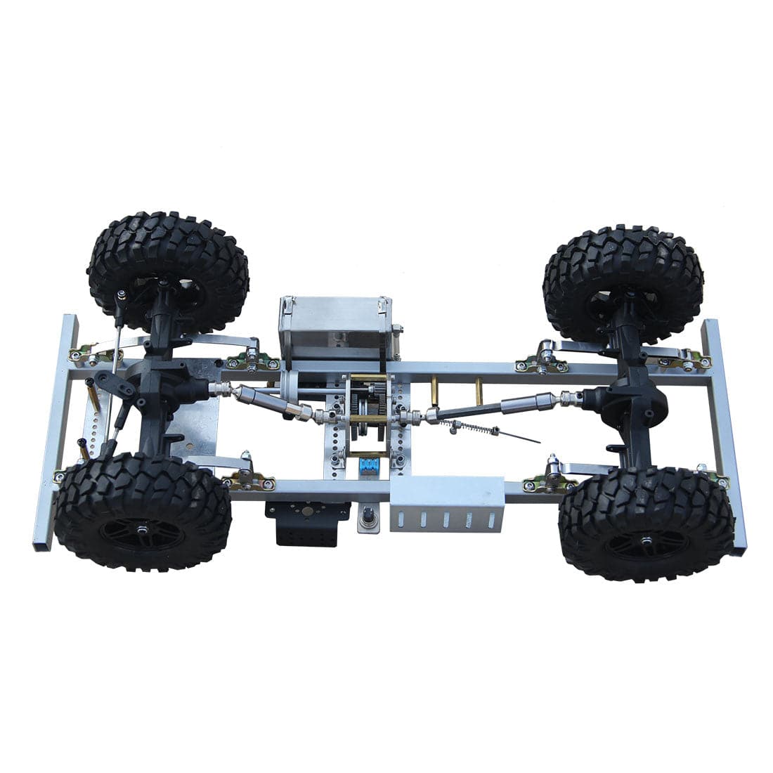 DIY 1/10 Scale Metal RC Car Chassis Kit for Toyan FS-L200 4-Stroke Engine