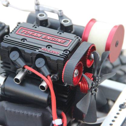 DIY 1/10 Scale Metal RC Car Chassis Kit for Toyan FS-L200 4-Stroke Engine