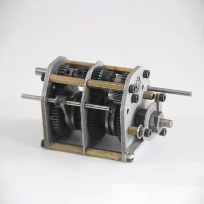 DIY 4-Speed Metal Gearbox Transmission Assembly (3 Forward/1 Reverse) for Toyan V8 RC Car-helloworld7
