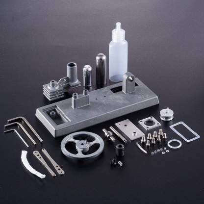 DIY Assembly Stirling Engine Kit Metal Generator Model Physics Experiment Toy