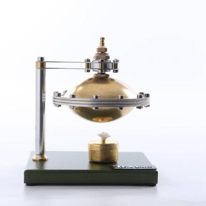 DIY Assembly UFO Suspension Steam Engine Model Kit Metal Heat Power Physics Toy