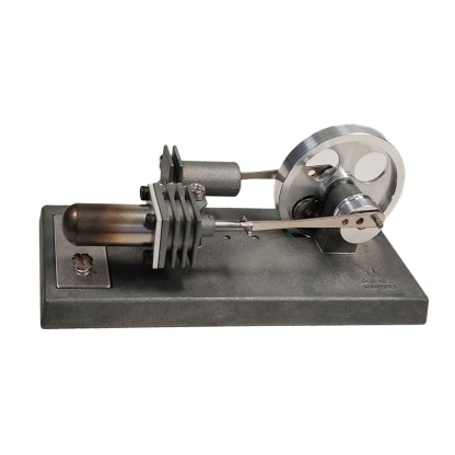 DIY Gamma Type Stirling Engine Kit with Luminous Flywheel Science Gift